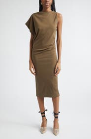 Jacquemus La Robe Draped Jersey Dress