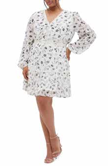 Kiki Floral Embroidered Long Sleeve Dress