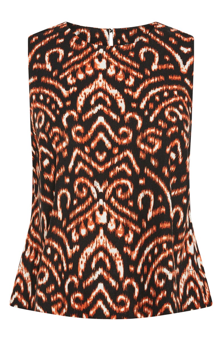 City Chic Amara Print Sleeveless Shell, Alternate, color, 