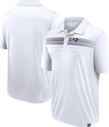 FANATICS Men's Fanatics Branded White Baltimore Ravens Victory For Us Interlock Polo