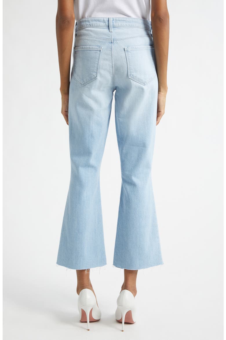 Kendra High Waist Crop Flare Jeans, Alternate, color, BAYRIDGE