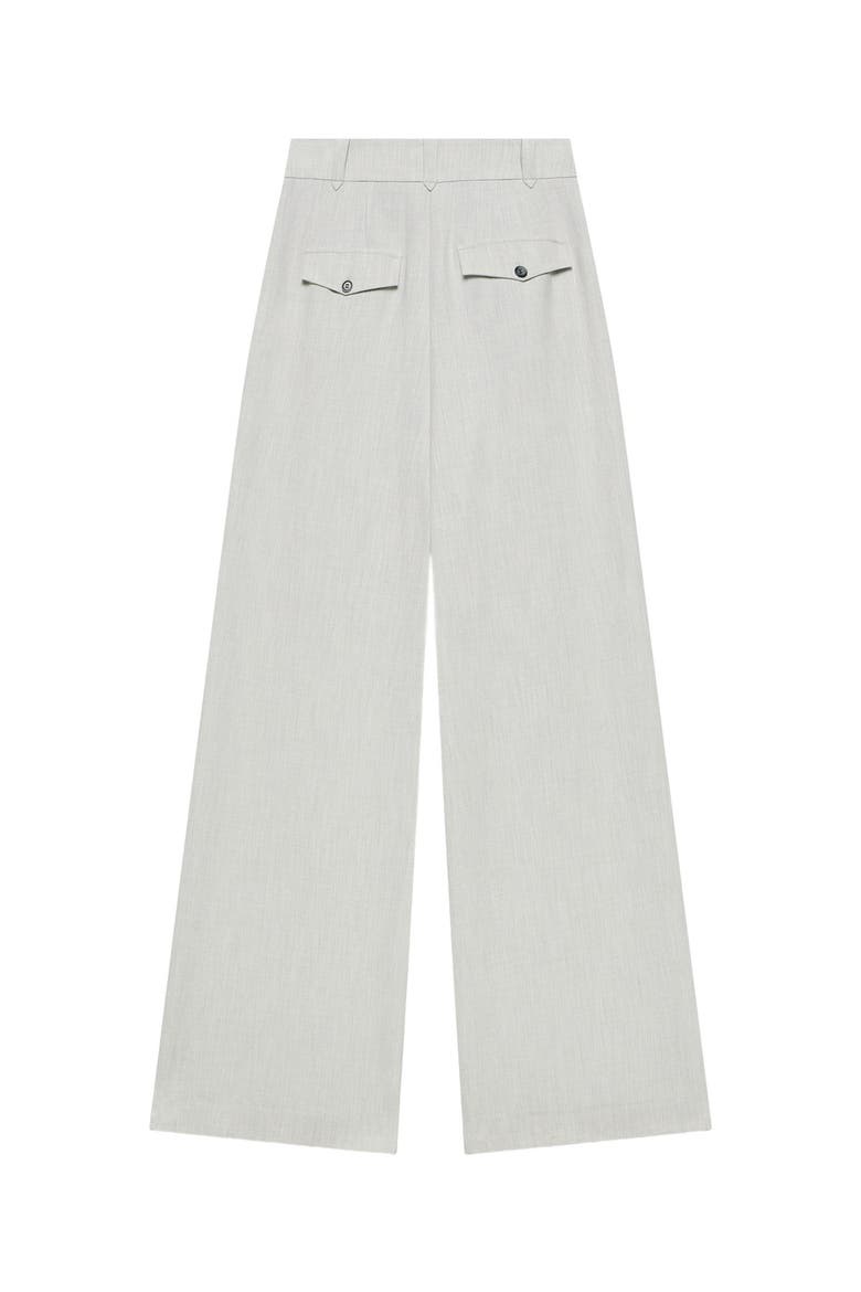 Tailored Wide Trousers, Alternate, color, Grey