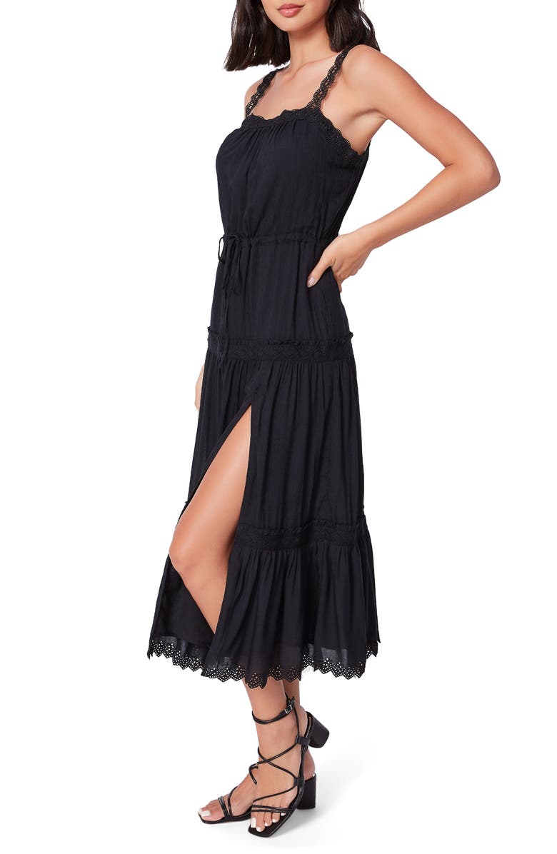 PAIGE Amity Eyelet Hem Sundress, Alternate, color, 