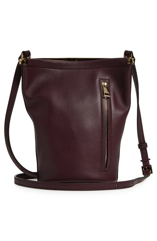 Tod's Magenta Bag Bucket Bag In Leather Mini