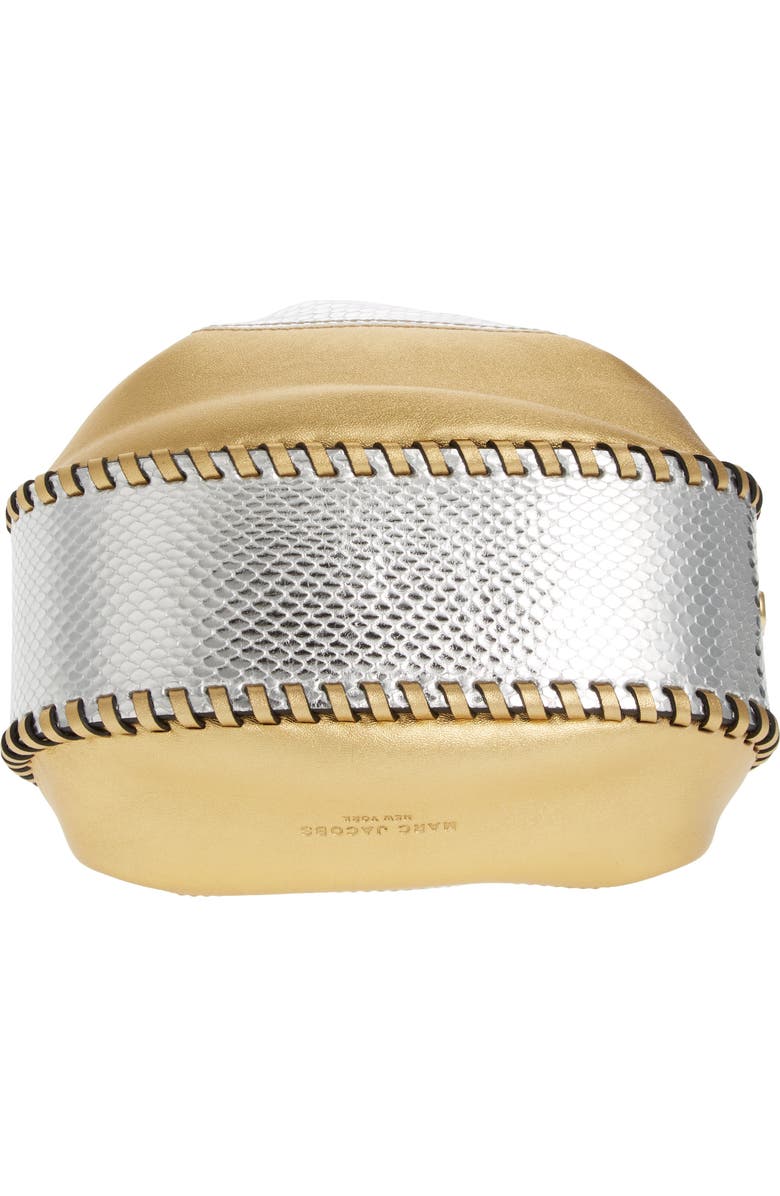 Marc Jacobs Sway Metallic Leather Crossbody Bag, Alternate, color,