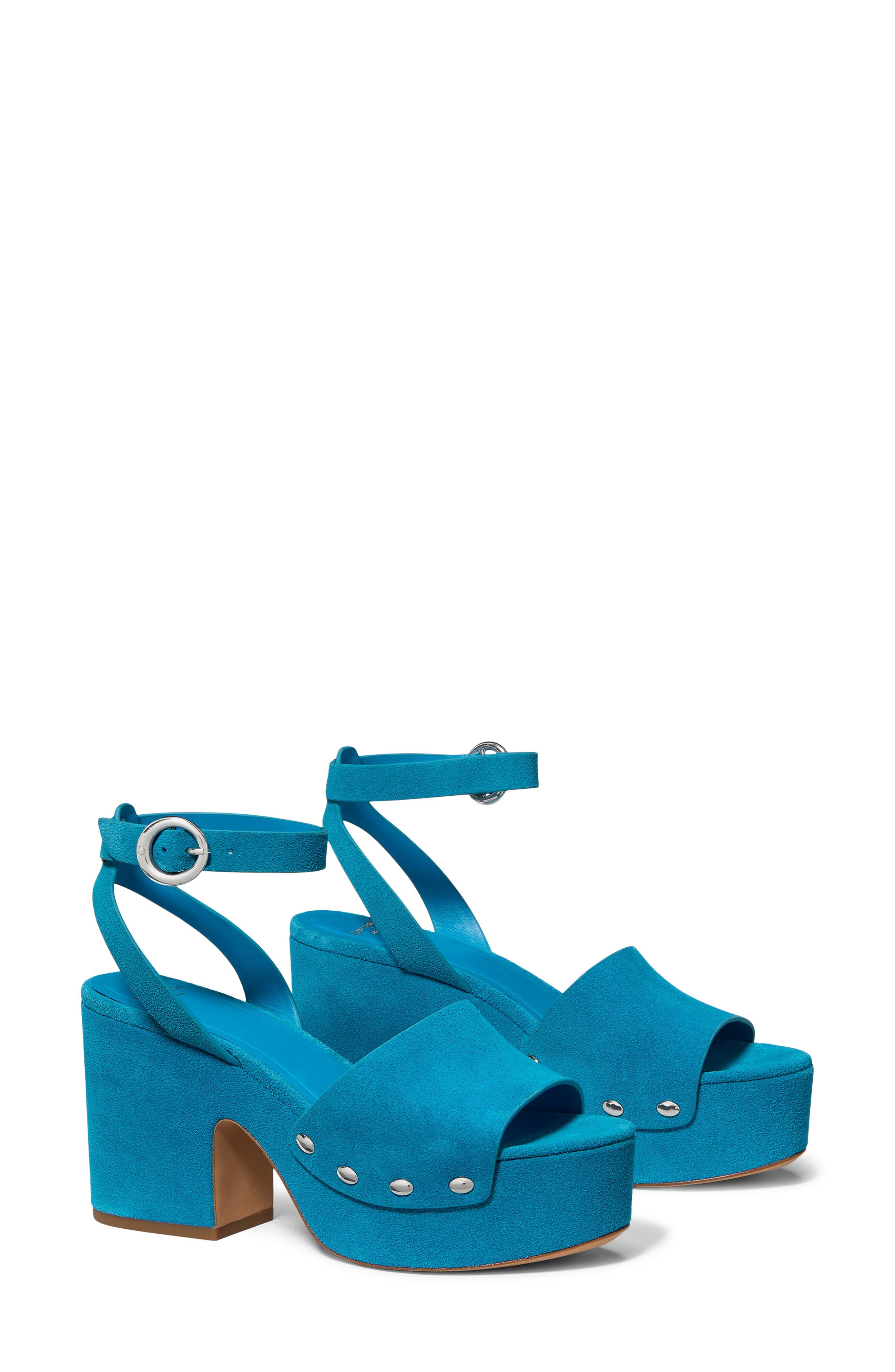 halo ankle strap platform sandal, Alternate, color, CATAMARAN BLUE