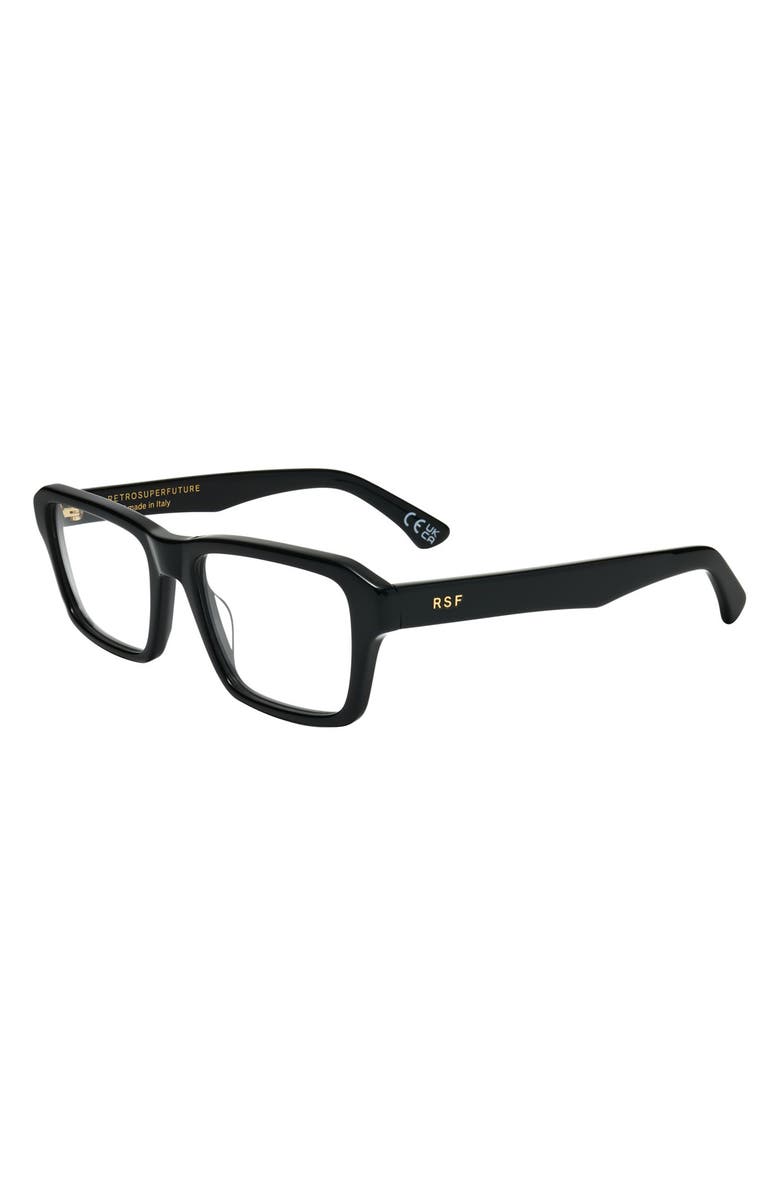 SUPER by RETROSUPERFUTURE<sup>®</sup> 55mm Rectangle Reading Glasses, Alternate, color, Black