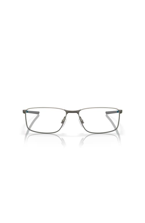 Oakley 55mm Rectangle Optical Glasses In Gray
