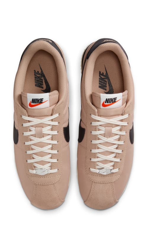 Nike Cortez Leather And Suede-trimmed Shell Sneakers In Neutral