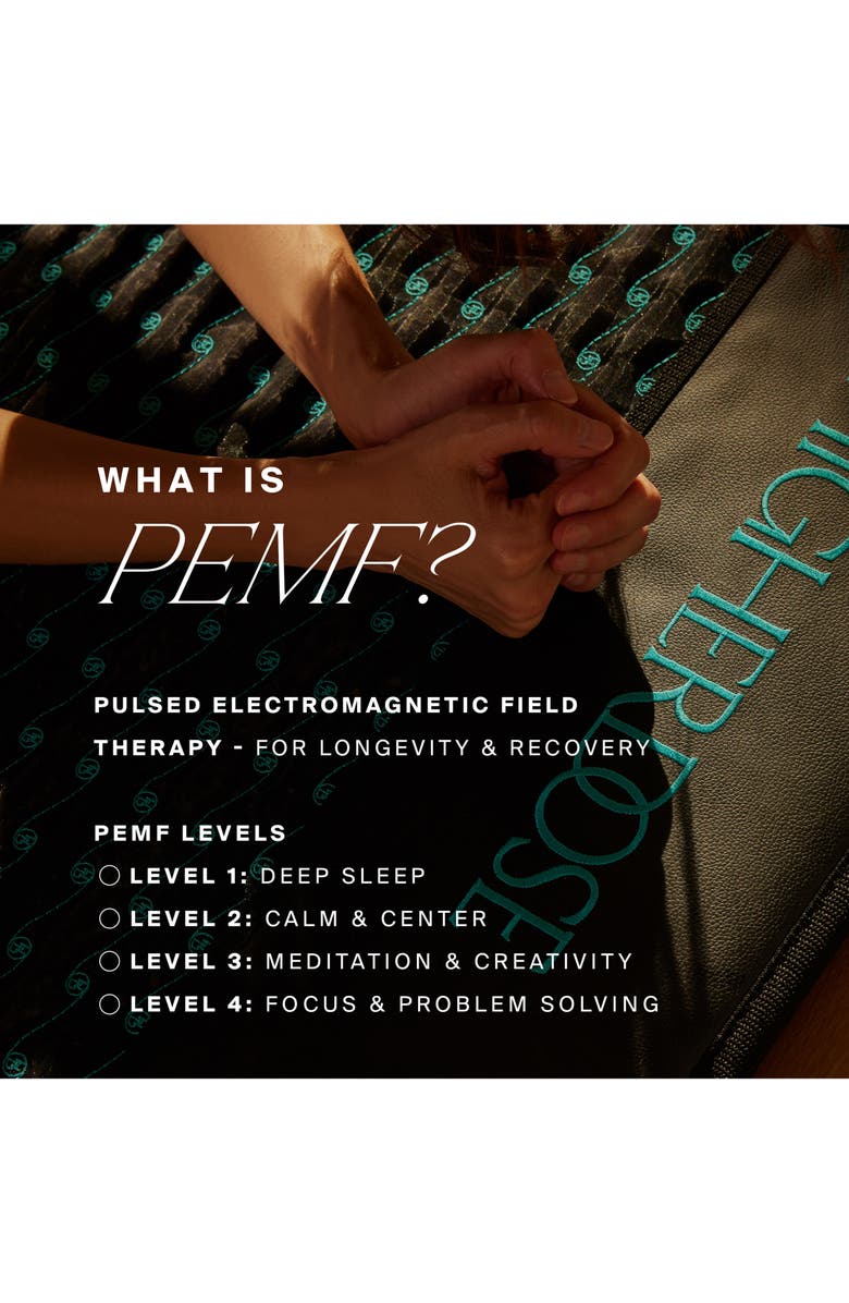 HigherDOSE Infrared PEMF Pro Mat, Alternate, color, Black