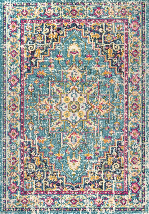Brooklyn Geometric Medallion Area Rug