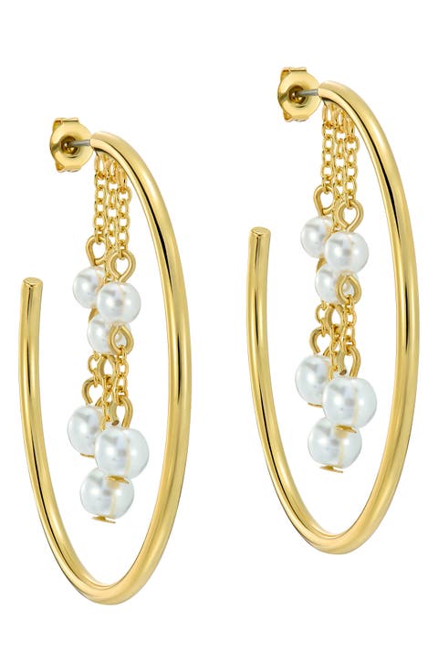 Casey Cascade Hoop Earrings