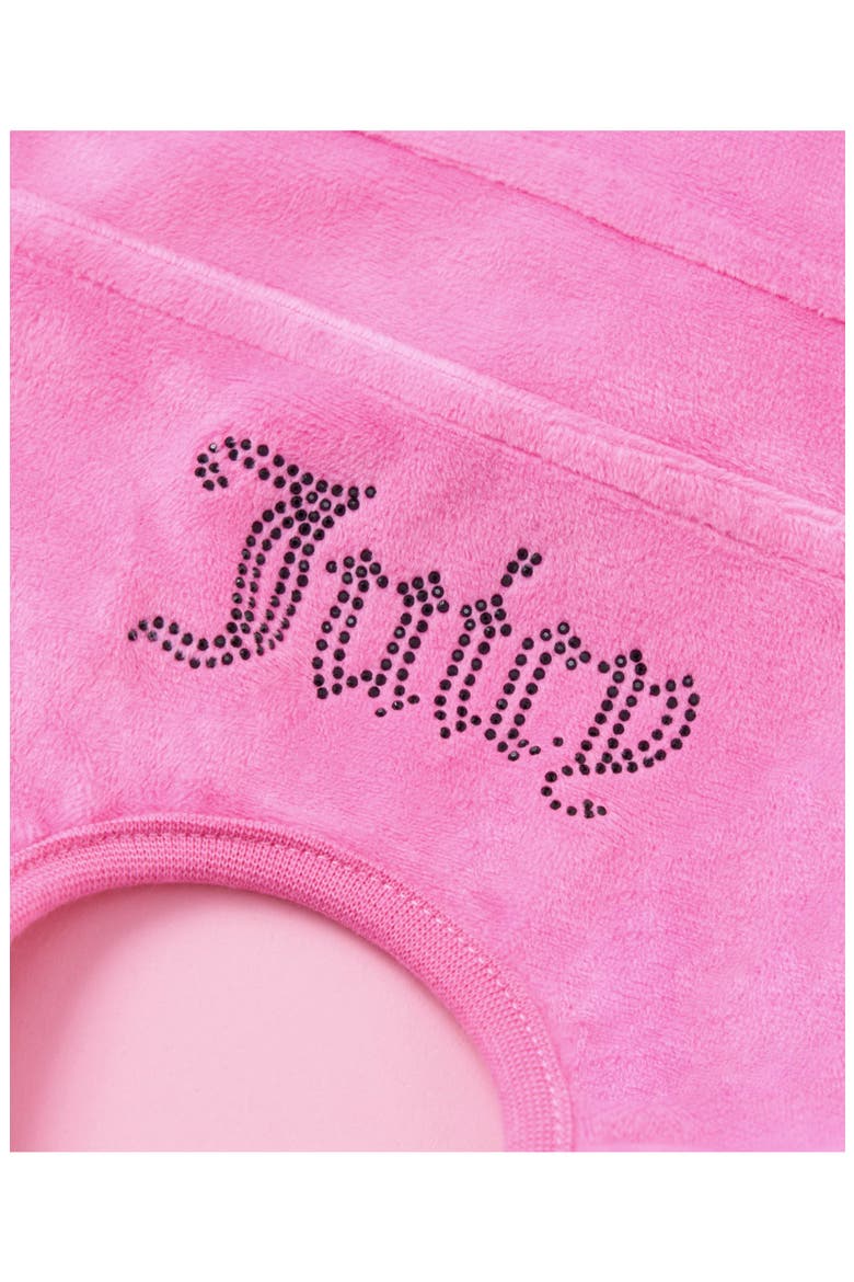 Velour Dog Tracksuit, Alternate, color, HOT PINK