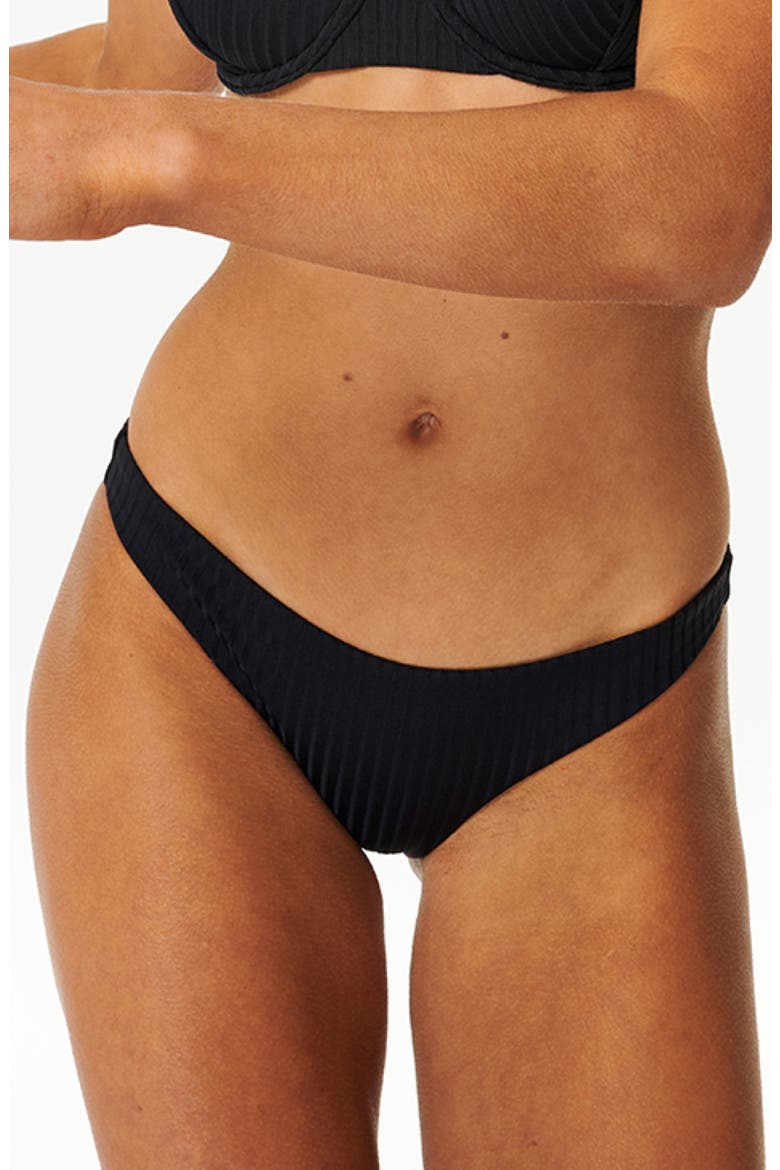 Premium Surf Hipster Bikini Bottoms, Main, color, BLACK