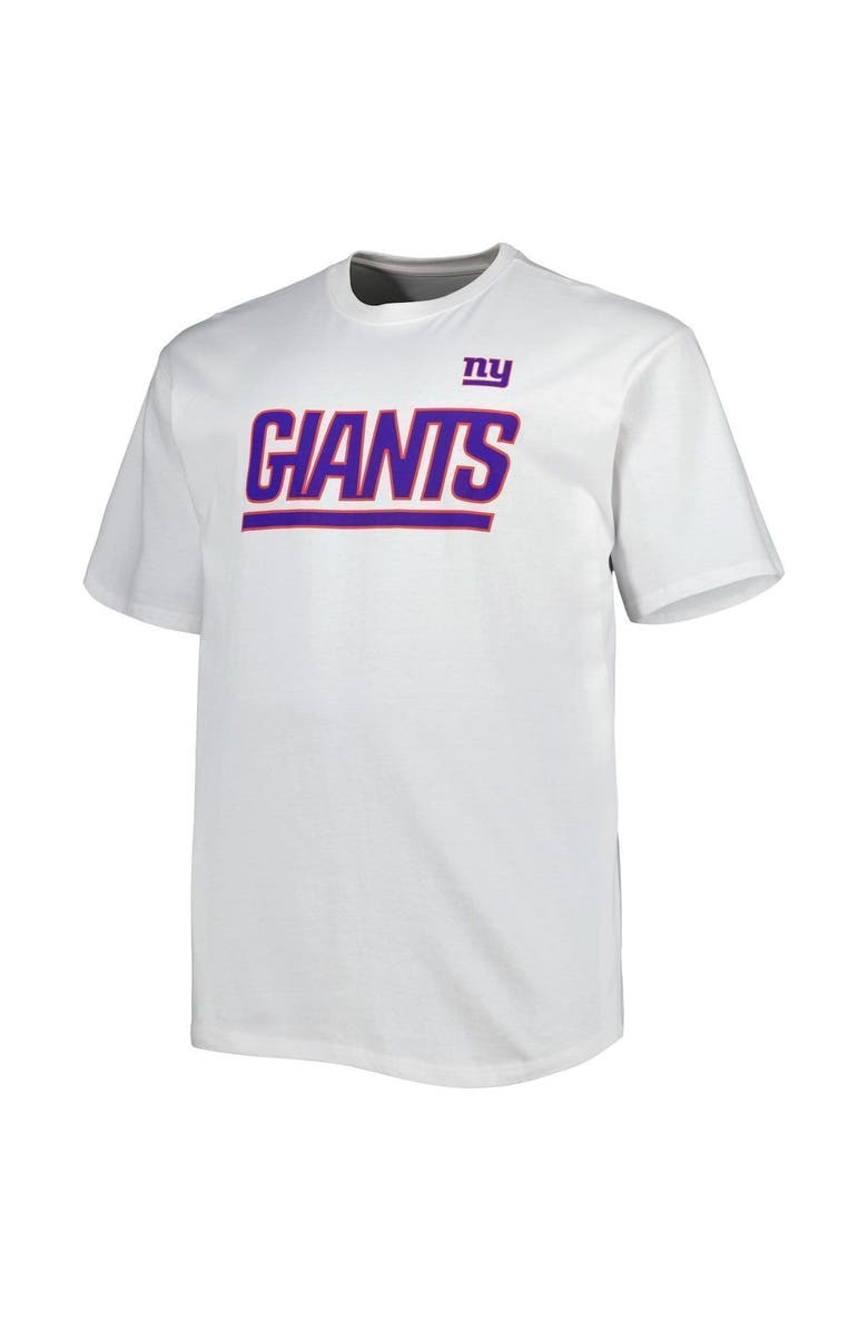 FANATICS Men's Fanatics Branded White New York Giants Big & Tall Hometown Collection Hot Shot T-Shirt, Alternate, color, 