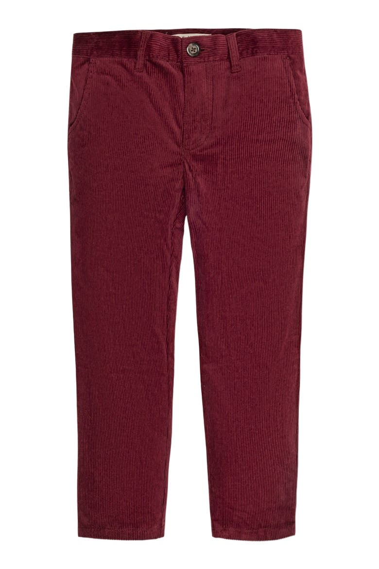 Boys' Organic Corduroy Pant, Toddler, Alternate, color, Oxblood Cord