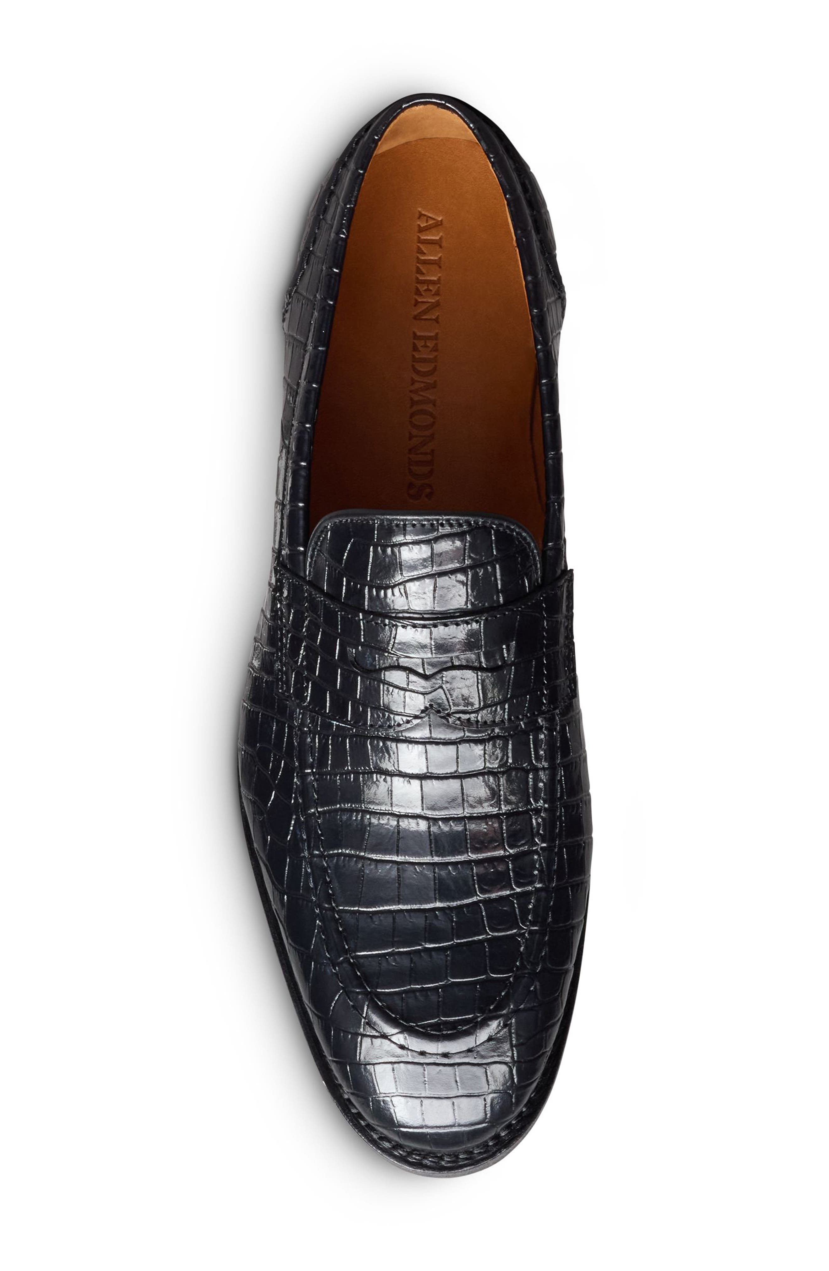 Allen Edmonds RANDOLPH2.0, Alternate, color, Black Croco Leather