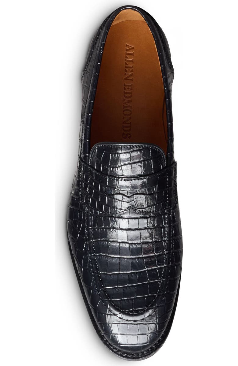 Allen Edmonds RANDOLPH2.0, Alternate, color, Black Croco Leather