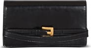 Balmain Shuffle calfskin wallet with chain