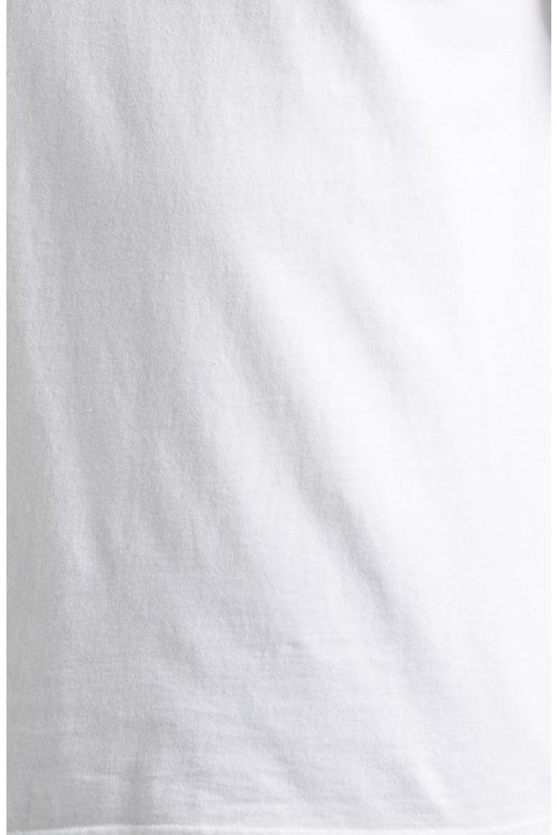 Rodeo Flag Logo T-Shirt, Alternate, color, WHITE/ RED