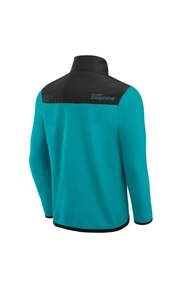 Darius Rucker Collection by Fanatics Men's Darius Rucker Collection by Fanatics Aqua Miami Dolphins Color Block Polar Fleece Full-Zip Jacket, Alternate, color, Aqua