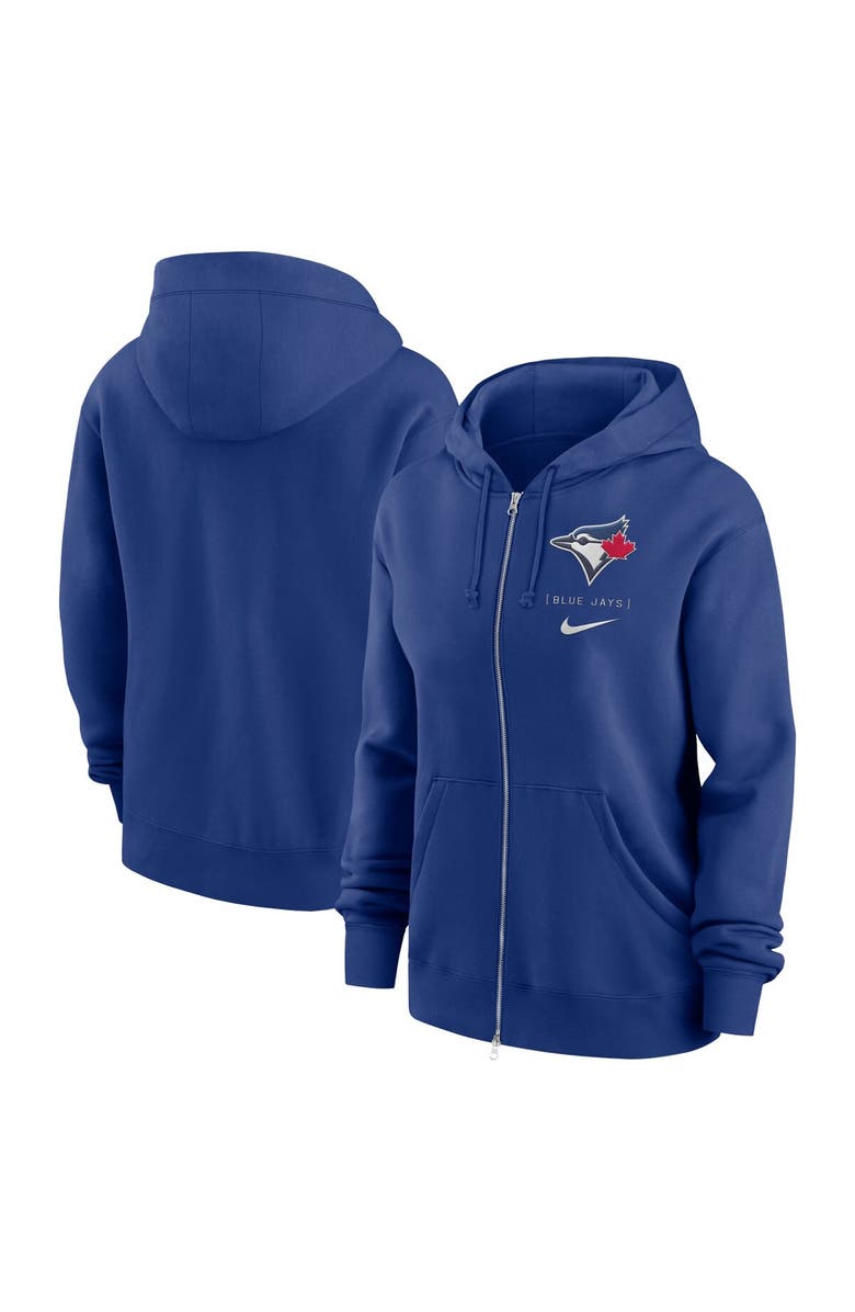 Nike Women's Nike Royal Toronto Blue Jays Legacy Icon Full-Zip Hoodie, Main, color, 