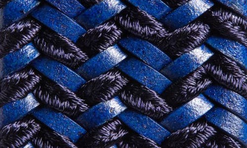 Torino Braided Belt In Navy