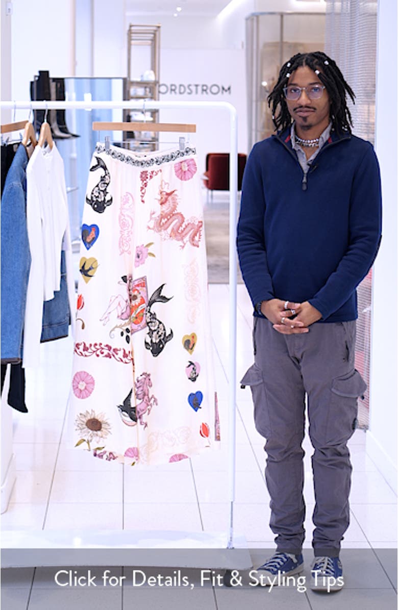 Winter Matches Wide Leg Cover-Up Pants, sales video thumbnail