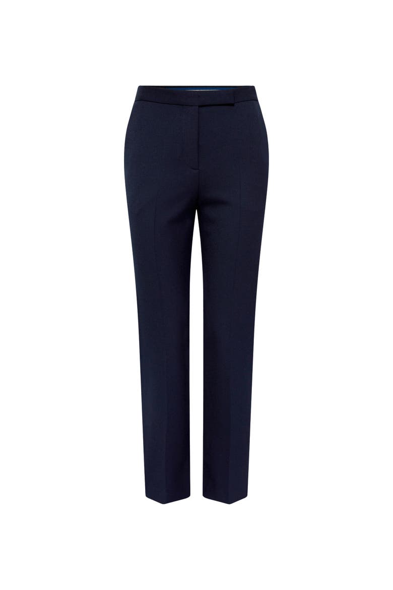 Celia Straight Suit Pants, Alternate, color, Navy Blue