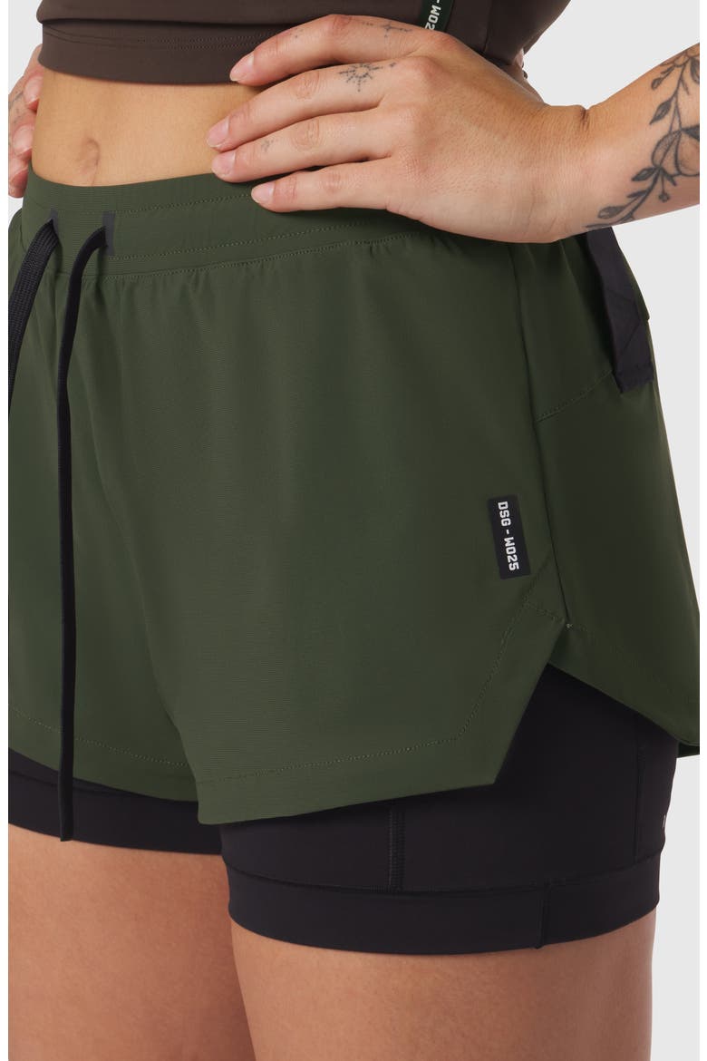 Tetra-Lite Liner Short, Alternate, color, Olive