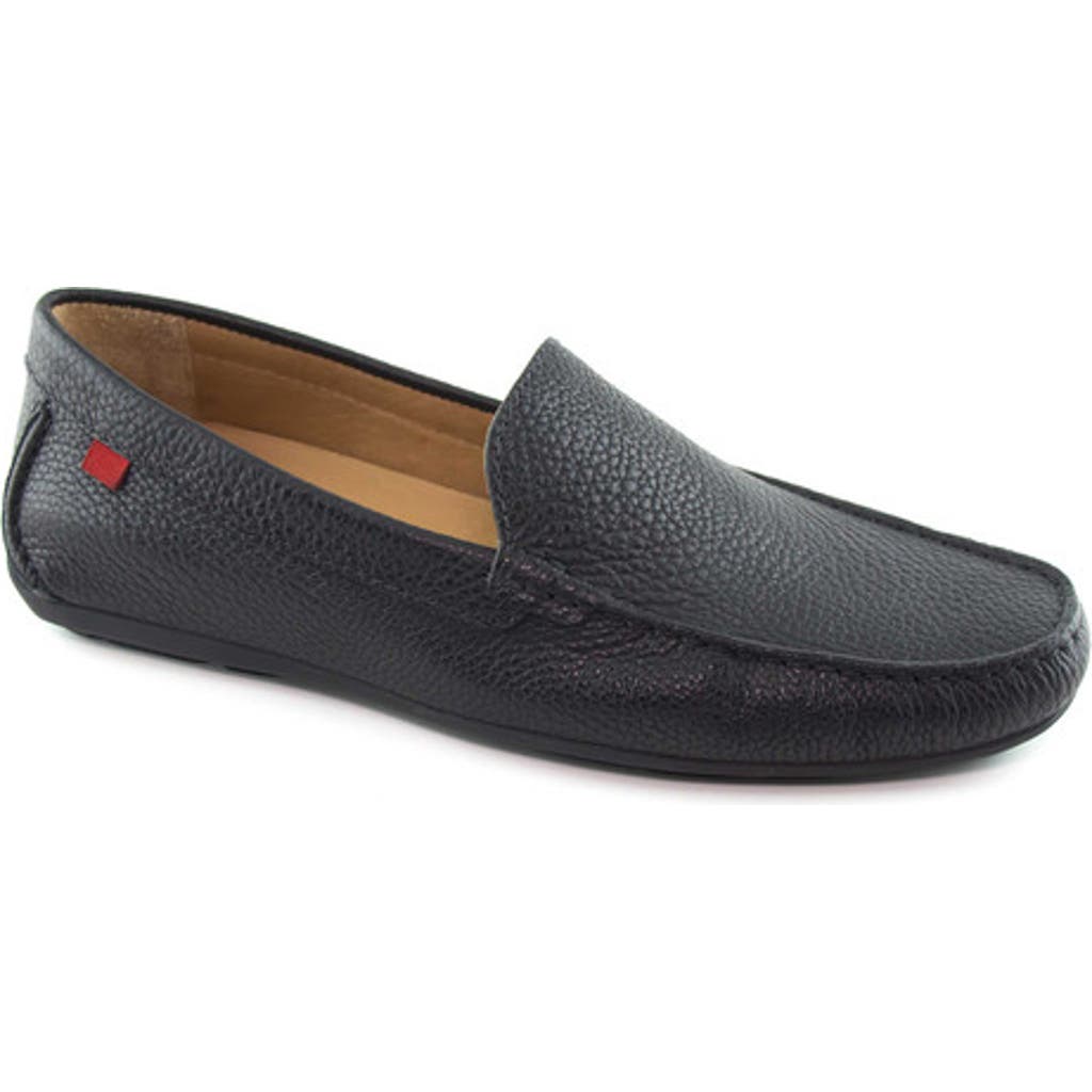 Marc Joseph New York Broadway Leather Venetian Driver Loafer In Black