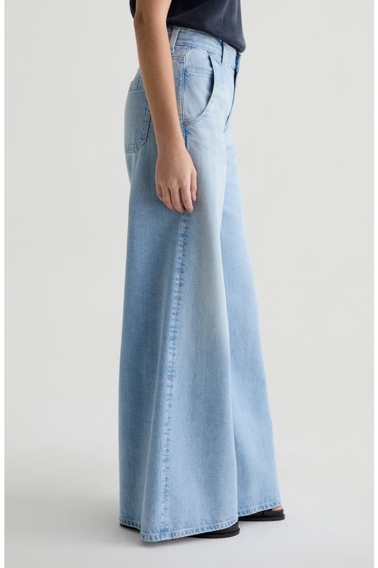 Posey Mid Rise Super Wide Leg Jeans, Alternate, color, ALLUSION