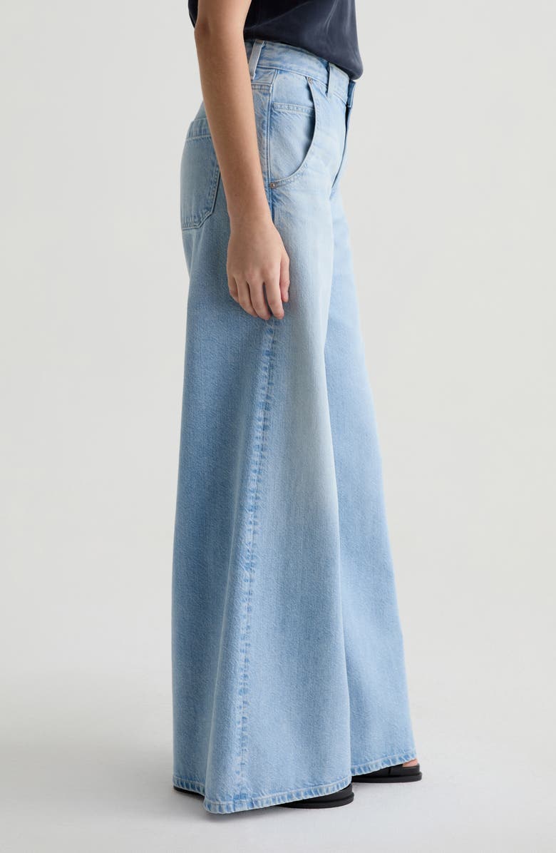AG Posey Mid Rise Super Wide Leg Jeans, Alternate, color, Allusion