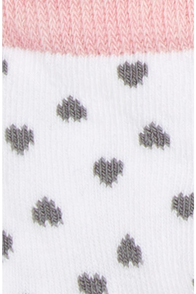 Crew Socks, Alternate, color, PINK HEATHER PACK