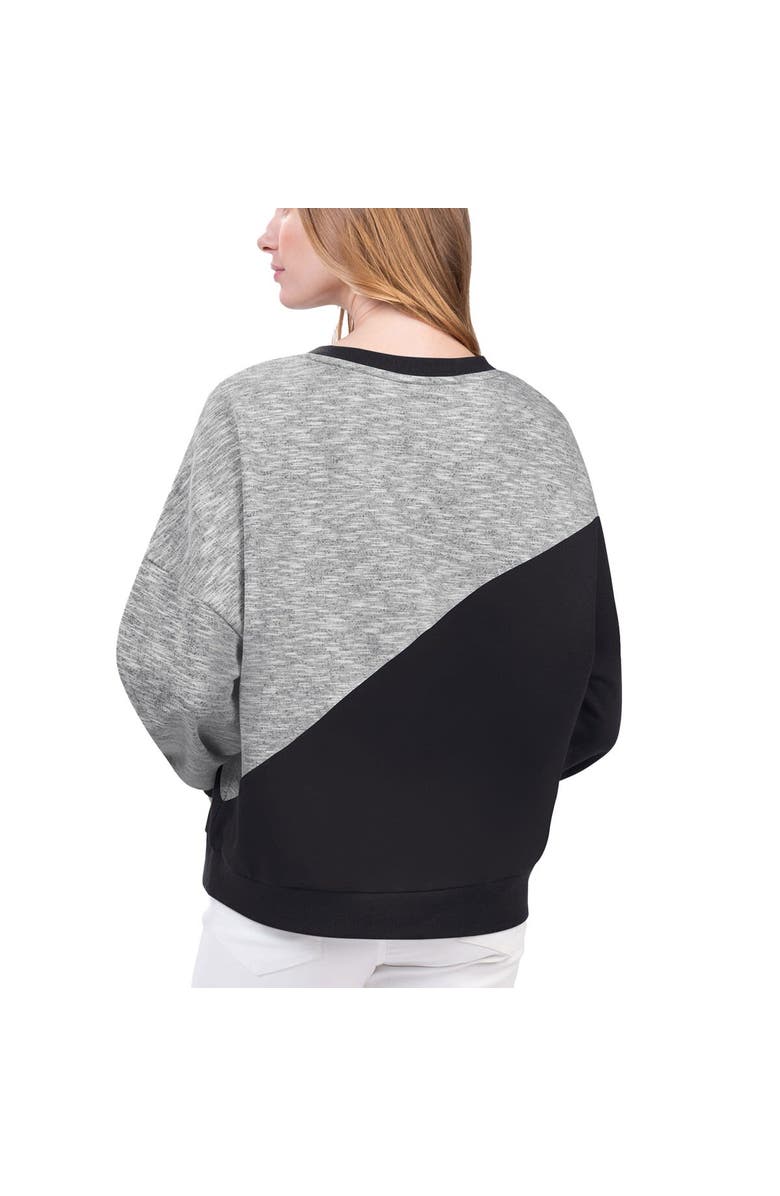 G-III 4HER BY CARL BANKS Women's G-III 4Her by Carl Banks Black Miami Heat Benches Split Pullover Sweatshirt, Alternate, color, Black