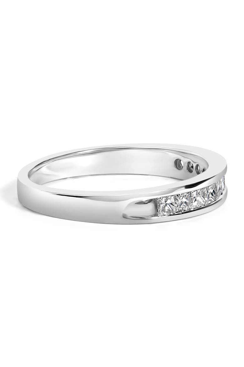 IGI Certified 18K Gold 1/2Ctw Diamond Half Eternity Wedding Ring, Alternate, color, White Gold