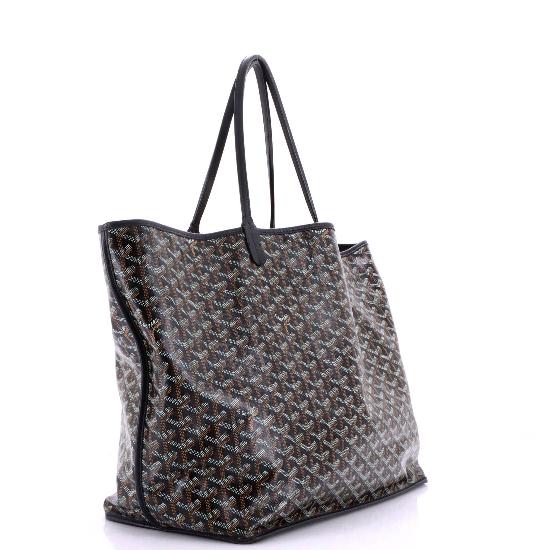 Anjou Reversible Tote Coated Canvas GM, Alternate, color, Black