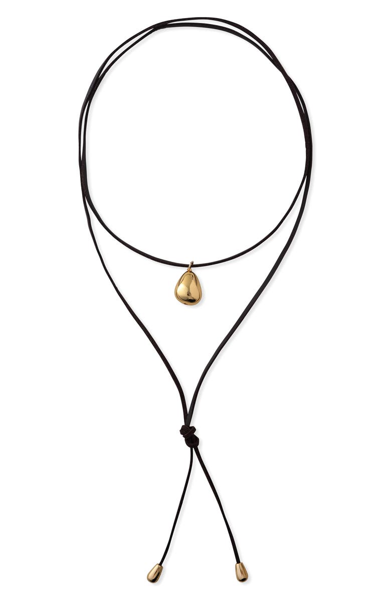 Éliou Nitta Wrap Necklace, Main, color, Gold Plated