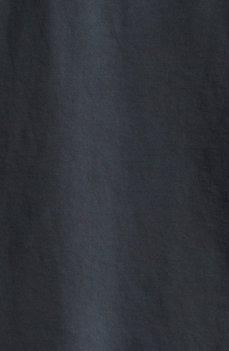 Area Crystal Knot Cutout Long Sleeve T-Shirt, Alternate, color, Washed Black