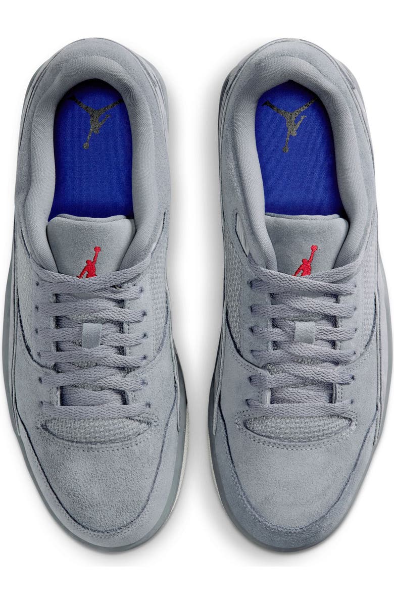 Jordan Flight Court Sneaker, Alternate, color, Cool Grey/ Varsity Red