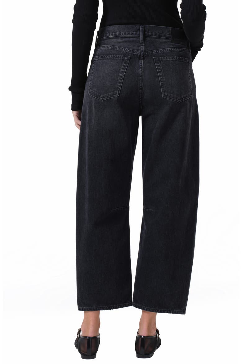 Miro High Waist Barrel Jeans, Alternate, color, DOMINO