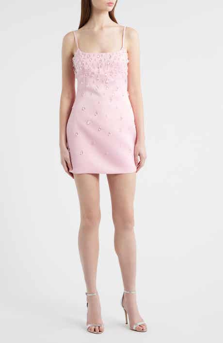 Diane Crystal Embellished Cocktail Minidress