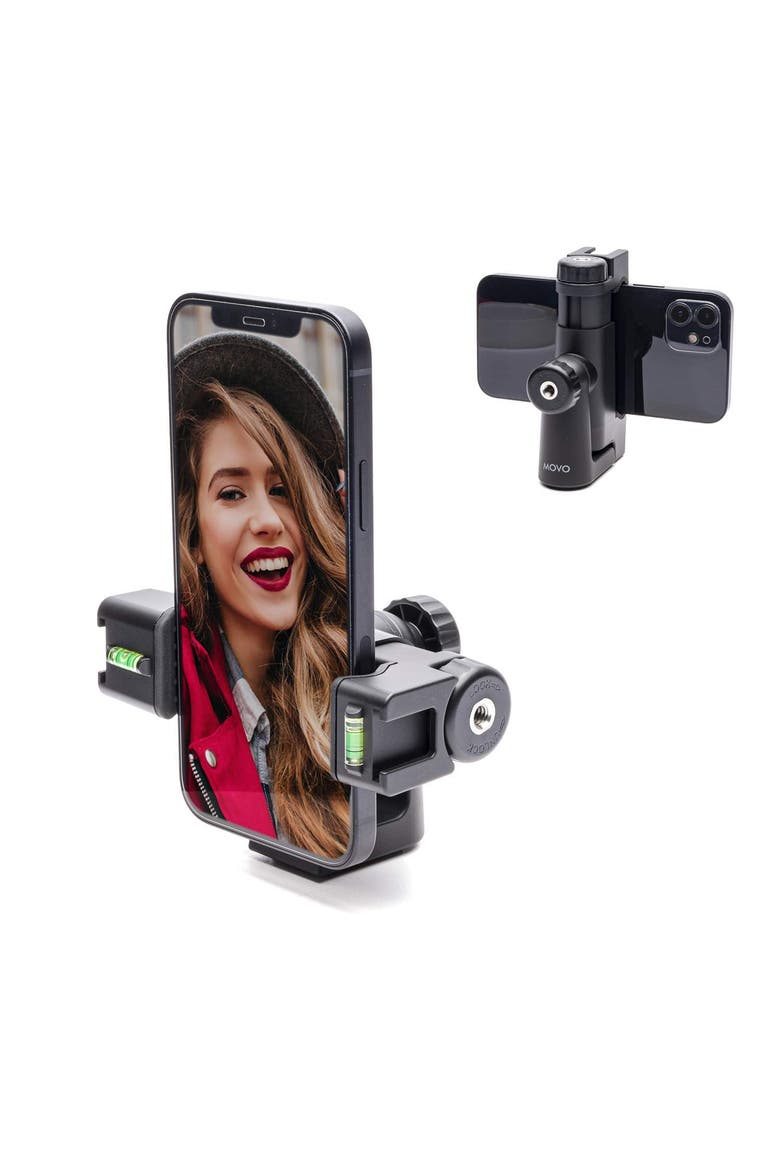 P-3 Rotating Smartphone Tripod Mount with Vertical and Horizonal Positions, Main, color, Black
