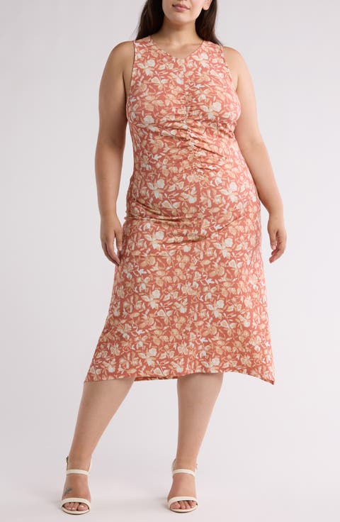 Elliot Floral Midi Dress (Plus)