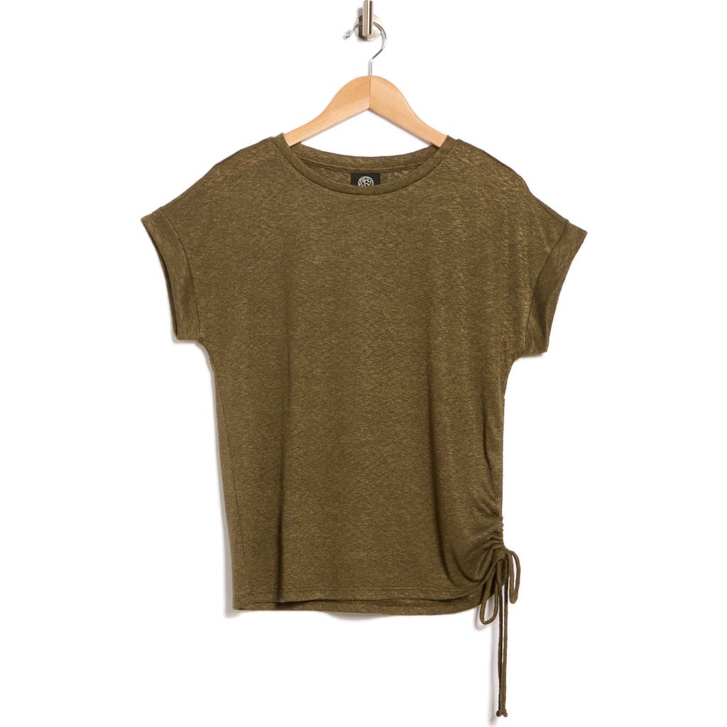 Bobeau Caty Shirred Side T-shirt