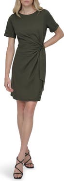 DKNY Faux Wrap Dress