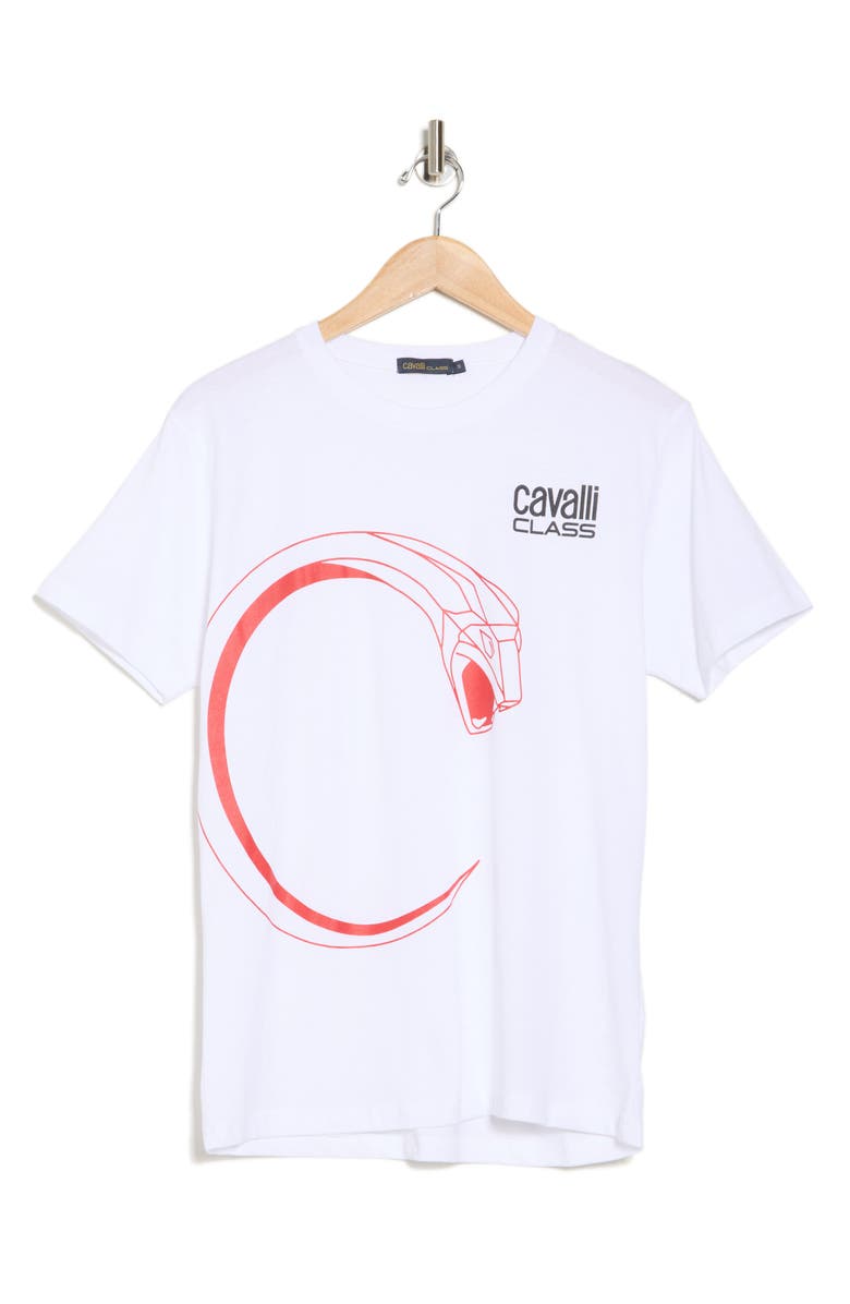 Cavalli Class Logo Graphic T-Shirt, Alternate, color, 