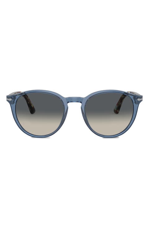 Phantos 52mm Gradient Round Sunglasses