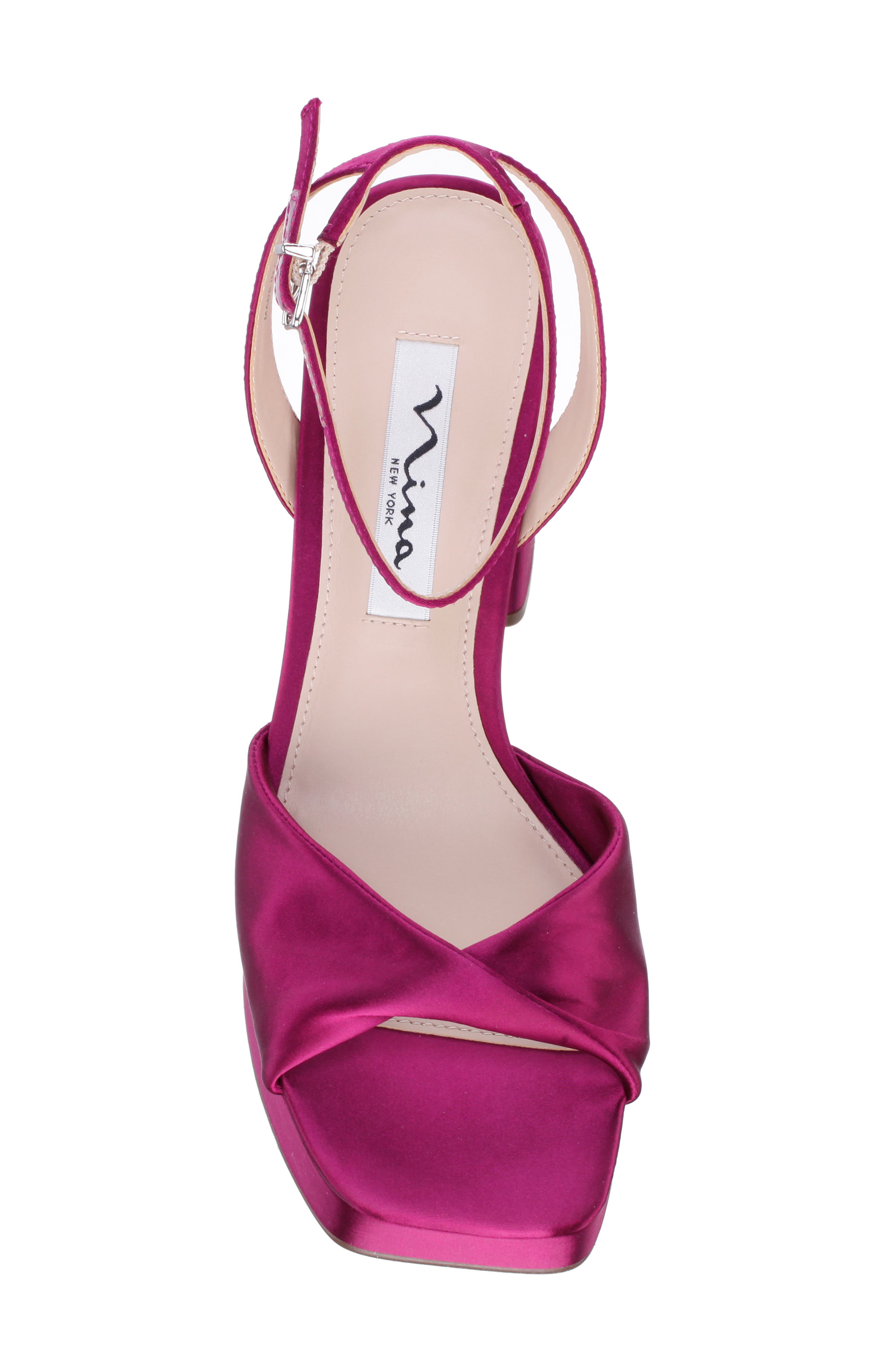 Nina Stacie Sandal, Alternate, color, Wine