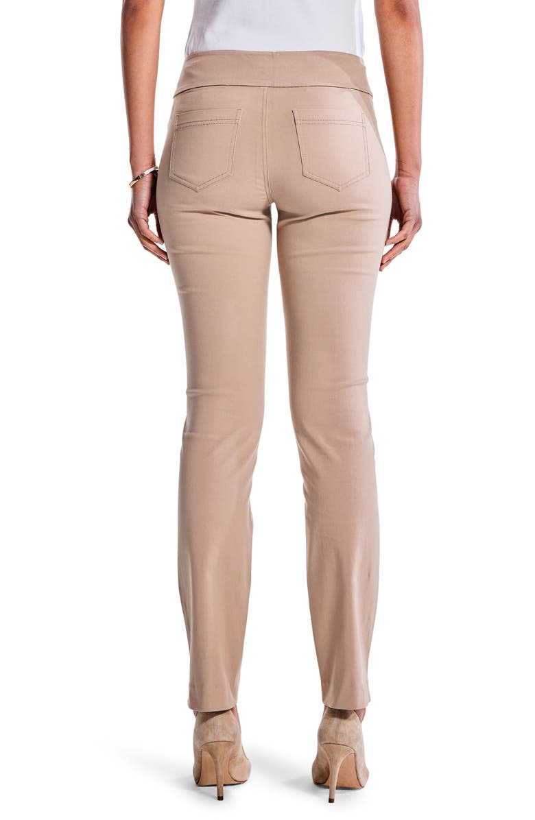 NIC+ZOE Wonderstretch Straight Leg Pants, Alternate, color, Biscotti